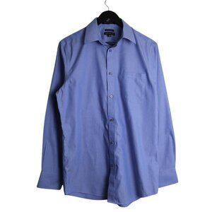 Vintage Boulevard Club Pima Cotton Button Down Men's Collared Shirt Size 15.5